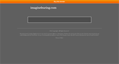 Desktop Screenshot of imaginelearing.com